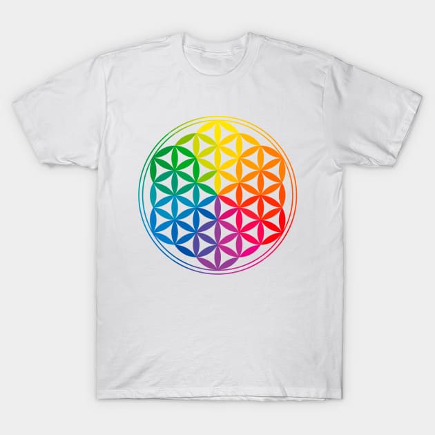 The Sacred Rainbow T-Shirt by designsbycreation